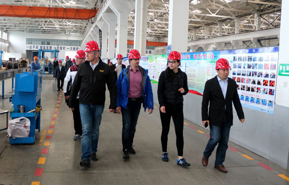 2016年4月27日，德國富爾達代表團來上上電纜參觀考察